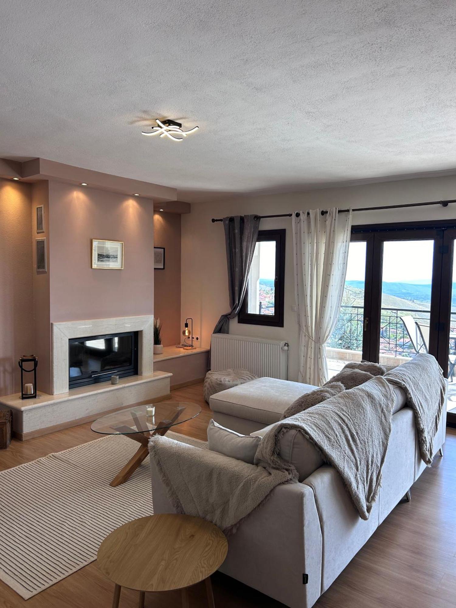 The Watch Tower B Apartment Siatista Bagian luar foto