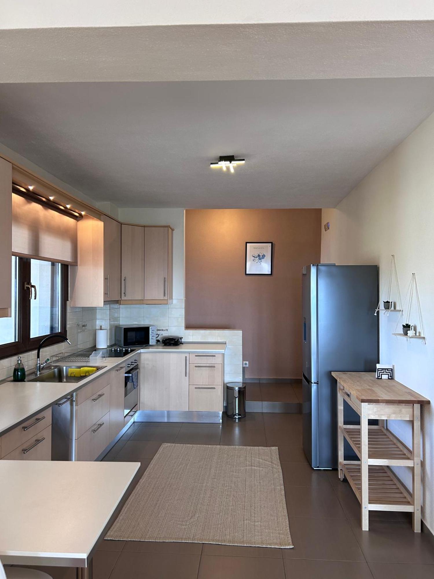 The Watch Tower B Apartment Siatista Bagian luar foto